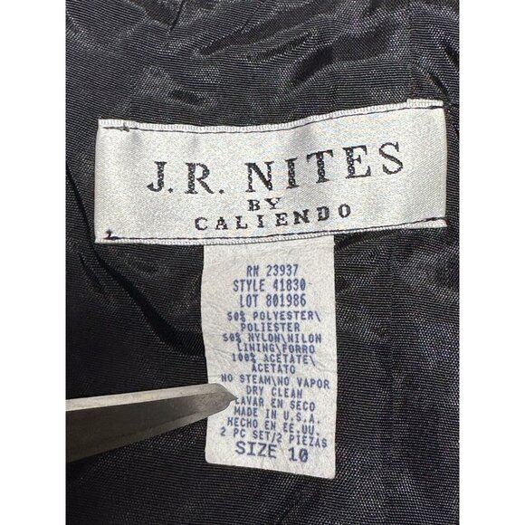 J.R. Nites By Caliendo Embroidered Corset Sz 10 Y2K Witchy Goth Whimsy Coquette - Picture 4 of 4